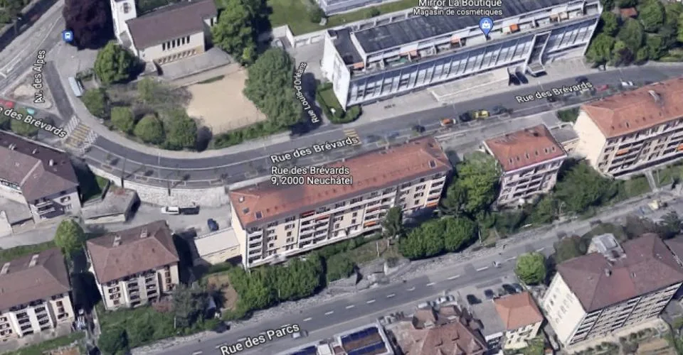Appartement à Neuchâtel avec vue quartier