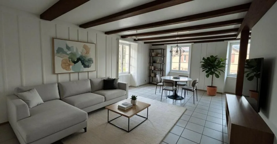 Bel appartement de 3 pièces à Valangin