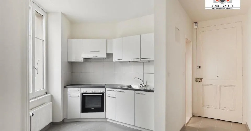 Appartement entièrement rénové avec colonne de lavage