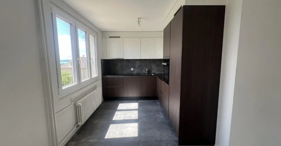 Appartement à Neuchâtel avec vue sur le lac et les Alpes