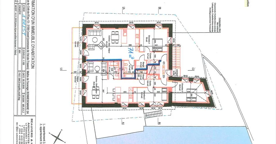 Crêt-de-l'Eau 13, Couvet - Appartement de 2,5pces au 1er étage