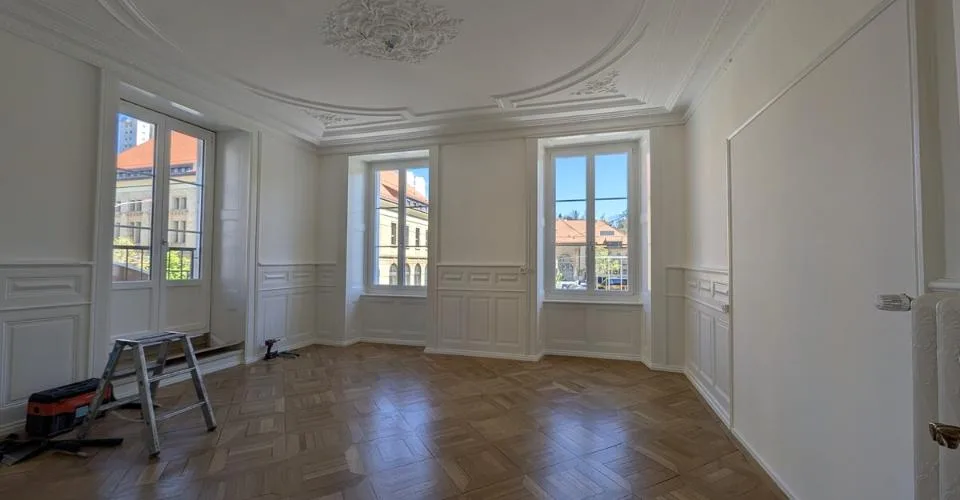 Grand appartement de trois pièces avec cachet