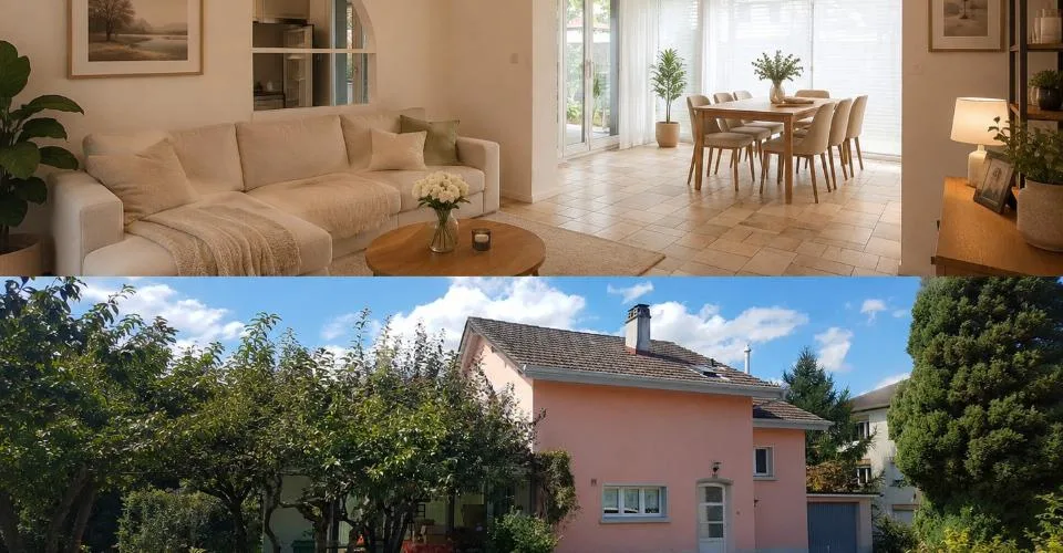 A louer à Colombier villa avec jardin dans un environnement calme