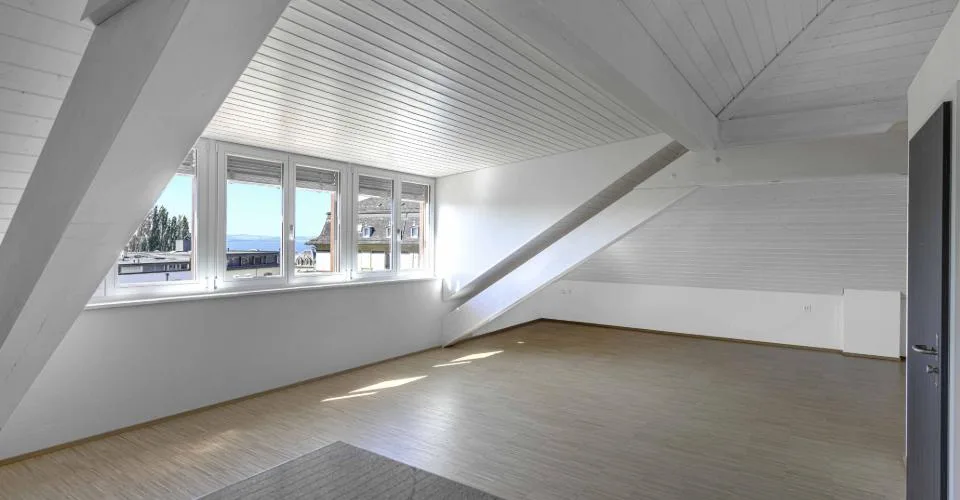 Loft à Neuchâtel, avec jardin commun et coin potager