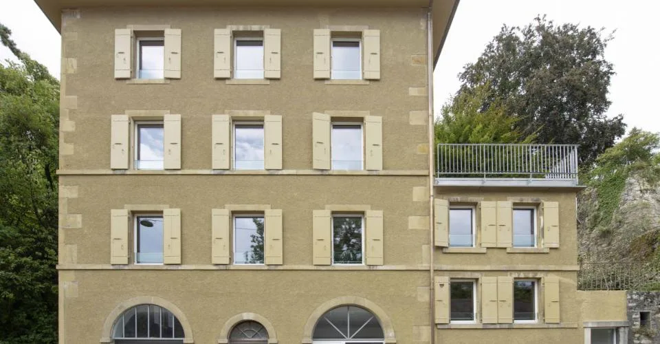 Loft à Neuchâtel, avec jardin commun et coin potager