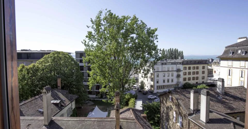 Loft à Neuchâtel, avec jardin commun et coin potager