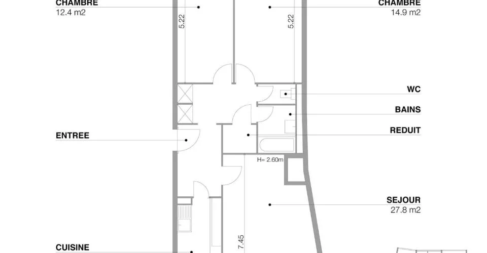 THÔNEX - Rue de Genève 20 - 83 m2
