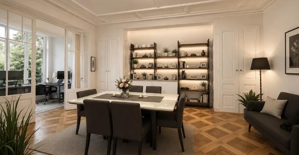 Magnifique appartement de 155 m² avec véritable jardin, face au Parc Bertrand