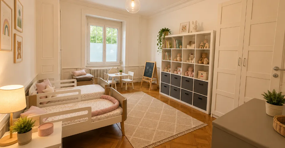 Magnifique appartement de 155 m² avec véritable jardin, face au Parc Bertrand