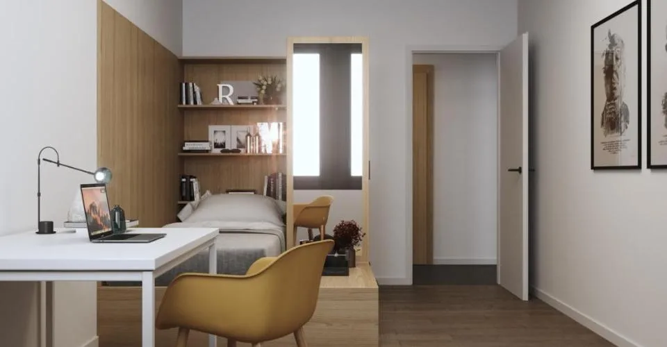 Chambre meublée en colocation dans un appartement de 101m2, 3 colocata