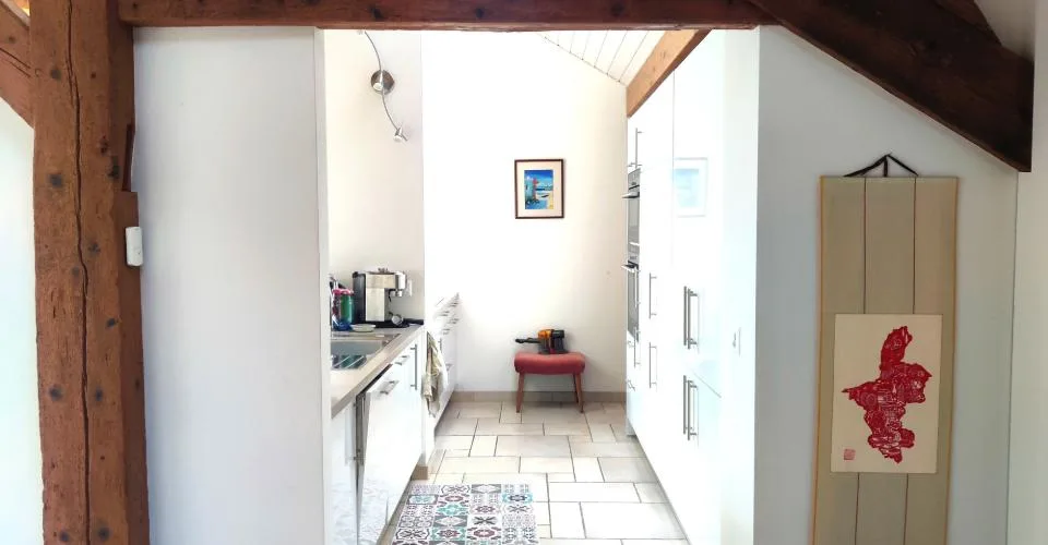 Charmant appartement de 6 pièces au dernier étage d'une ferme rénovée