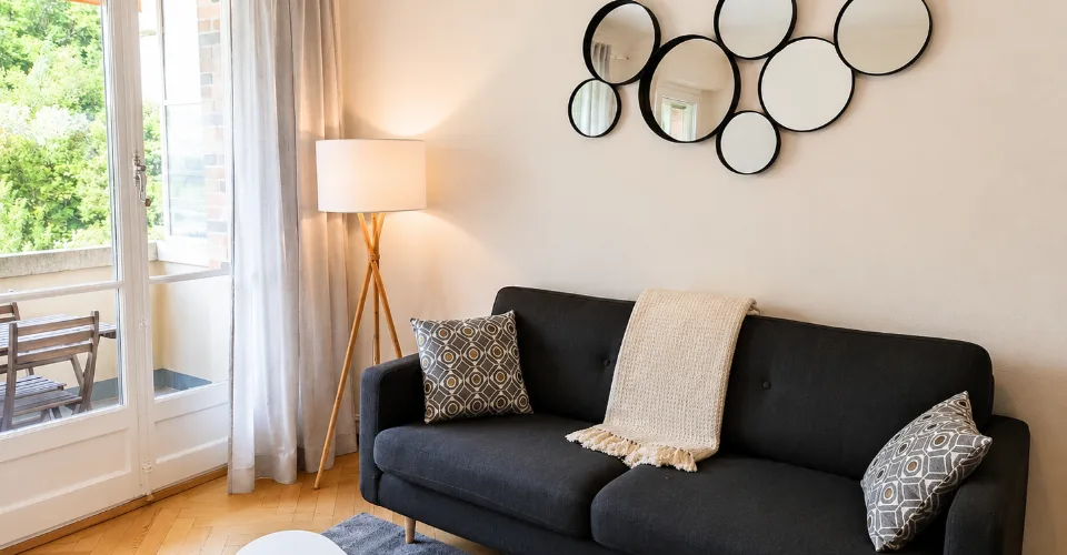 Appartement spacieux 1 chambre meublé avec balcon à Genève !