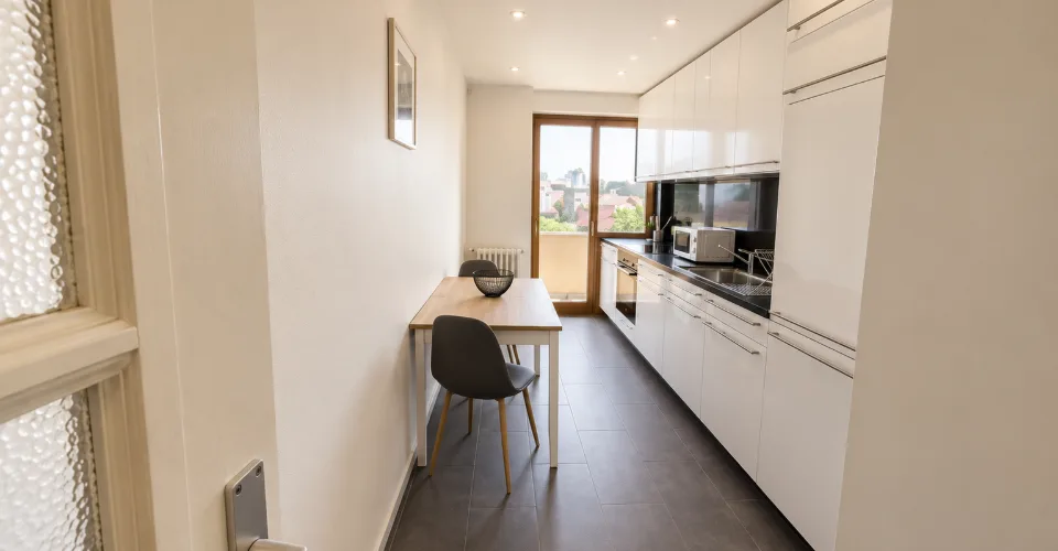 Appartement spacieux 1 chambre meublé avec balcon à Genève !