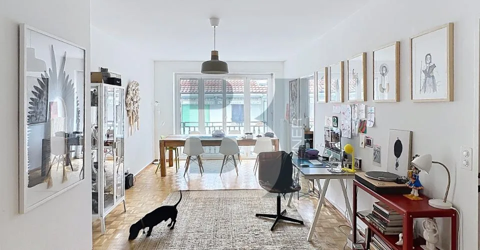 6 pièces au 4ème étage quartier eaux-vives