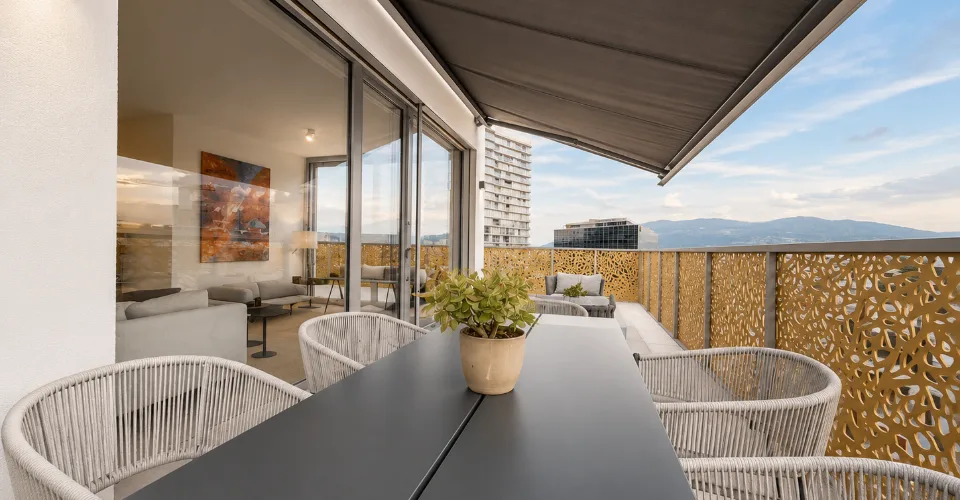 Superbe appartement meublé en attique de 4,5 pièces avec vue