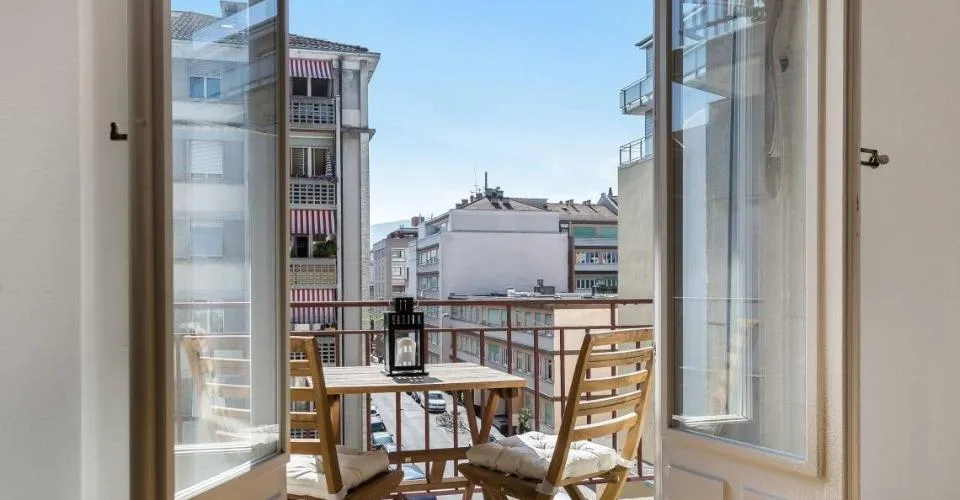Appartement charmant 1 chambre avec balcon dans le quartier vivant des Charmilles, Genève