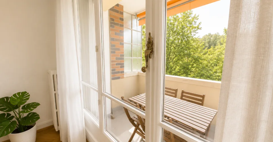 Appartement spacieux meublé d'une chambre avec balcon à Genève !