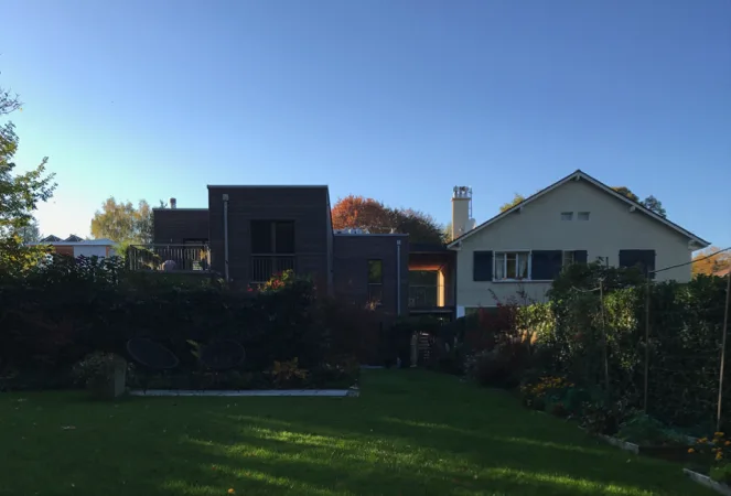 Moderne appartement à Versoix avec terrasse et jardin