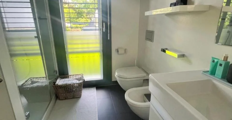 Moderne appartement à Versoix avec terrasse et jardin