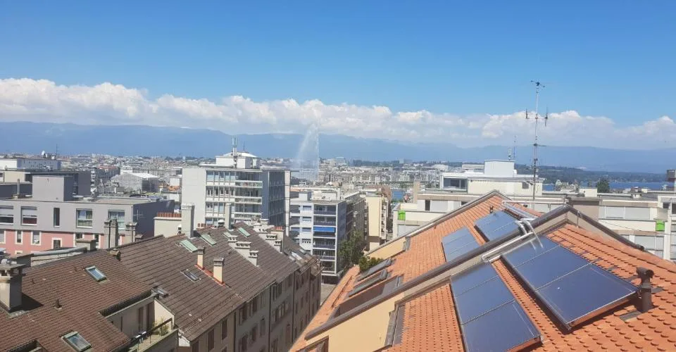 Bel appartement dans le quartier des Eaux-Vives avec vue