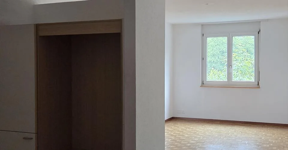 Appartement situé dans un immeuble avec ascenseur.