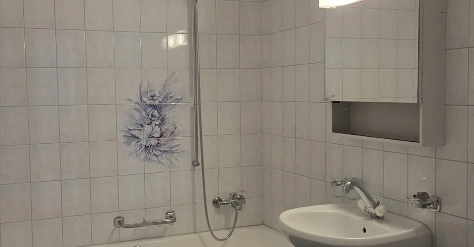 Appartement situé dans un immeuble avec ascenseur.