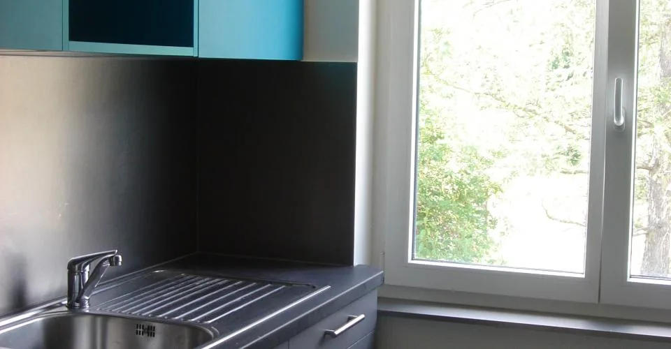 3.5 pièces situé dans une petite maison de 2 appartements.