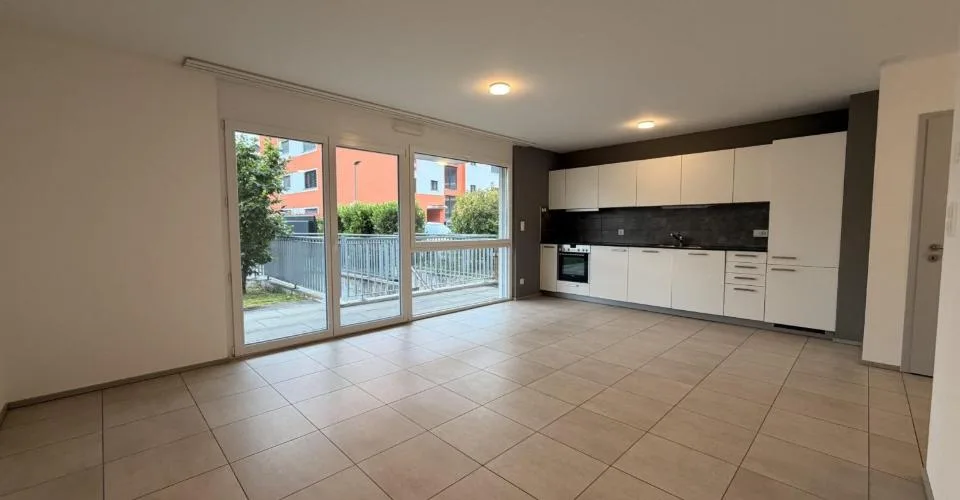 À louer à Courrendlin appartement à plain-pied de 3.5 pièces