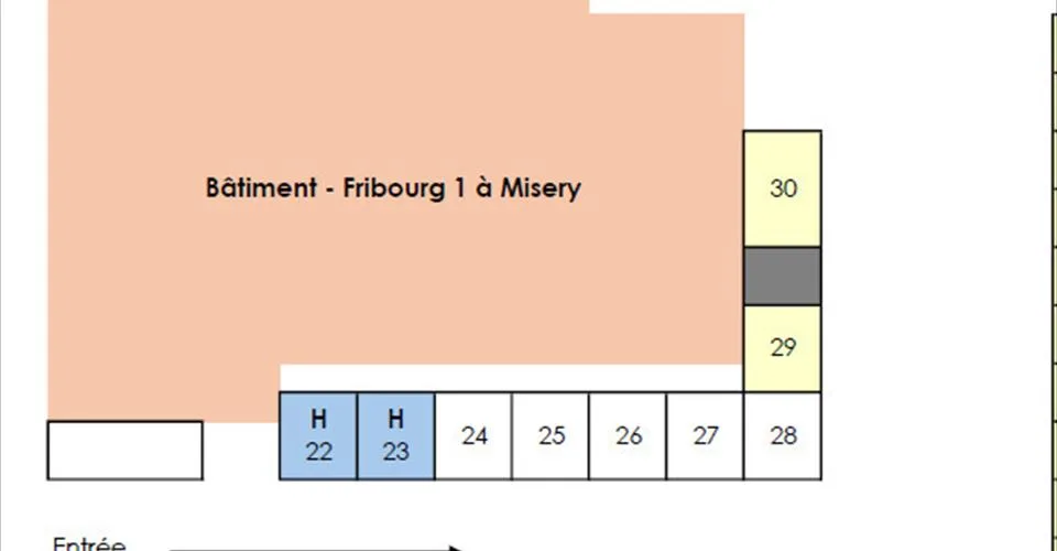 MISERY - Places de parc extérieures