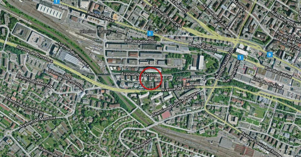 A louer place de parc intérieure quartier Sévelin !