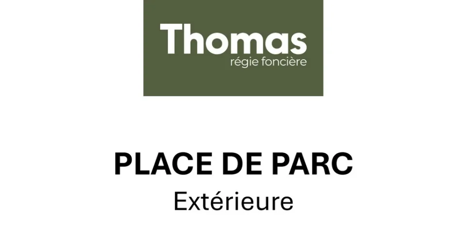 Place de parc extérieure à louer à Savigny