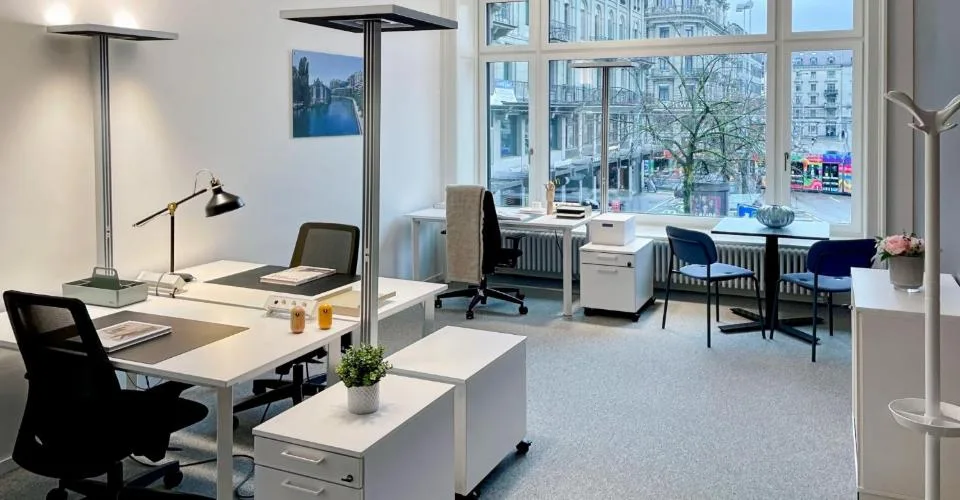 Flexible Arbeitsplätze in Spaces Bahnhofplatz
