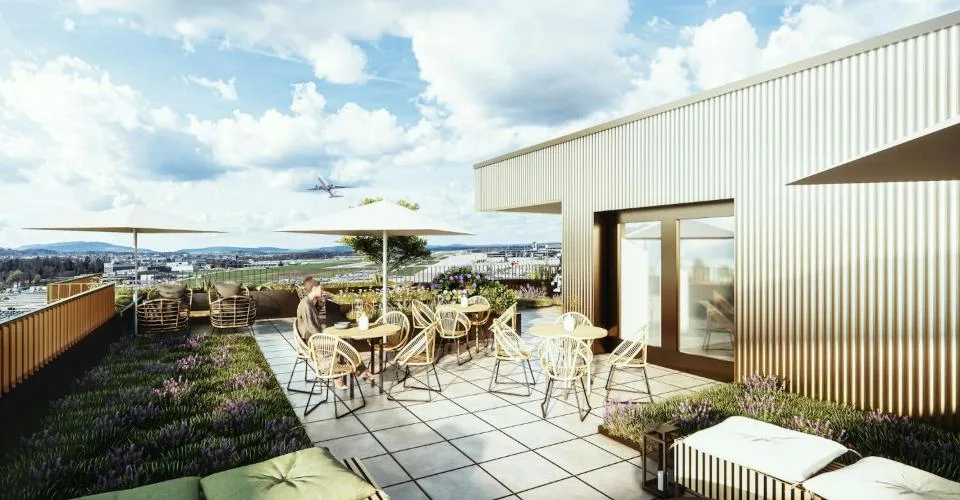 500 m2 de nouveaux bureaux climatisés avec vue directe sur le vol