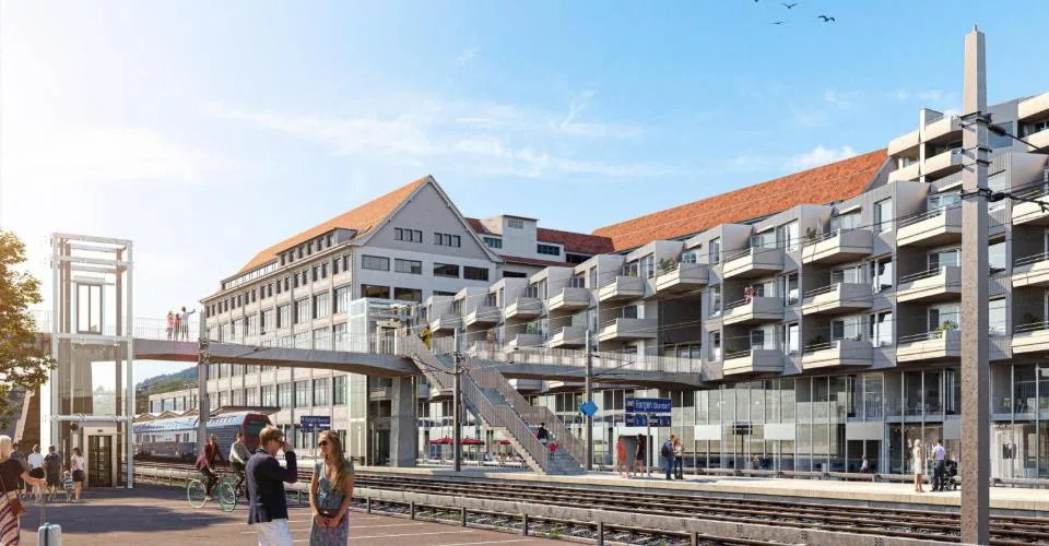 Surface commerciale et bureau attrayante directement à la gare de Horgen Oberdorf