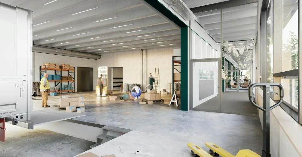 Bureau moderne (mixte) et espace commercial dans la nouvelle zone Zwhatt à partir de 300 m2