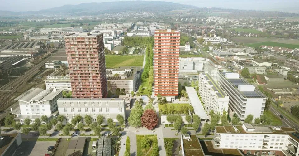 Bureau moderne (mixte) et espace commercial dans la nouvelle zone Zwhatt à partir de 300 m2