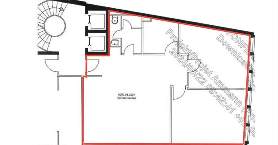 A louer - Bureau de 105 m² en plein centre-ville