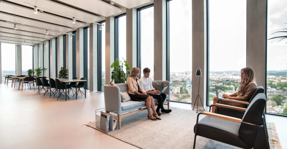 Designer-Büroraum für 1 in Spaces Grosspeter Tower