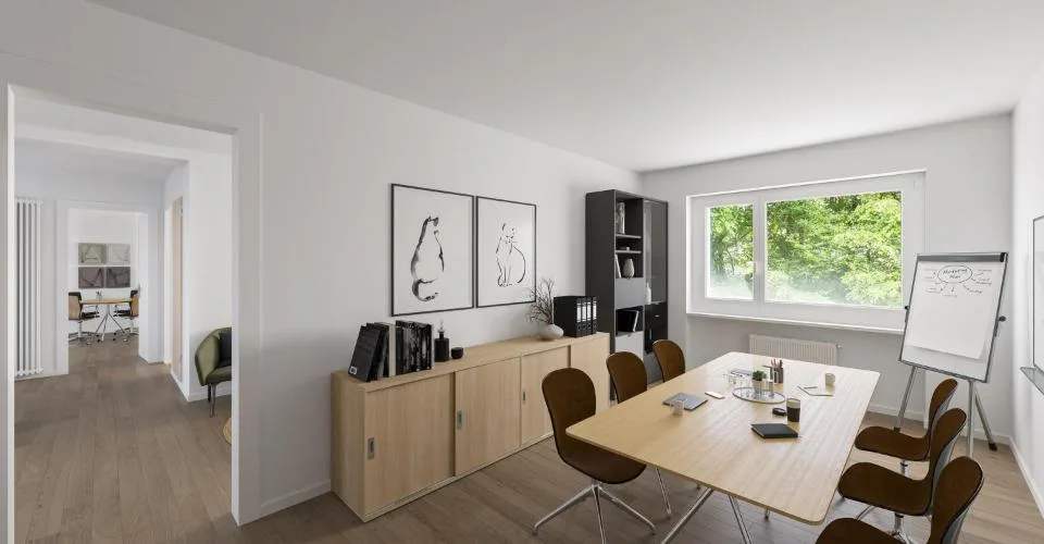 Raum für Ihre Vision: 70 m² Büro- oder Praxisflächefläche in Oberwil