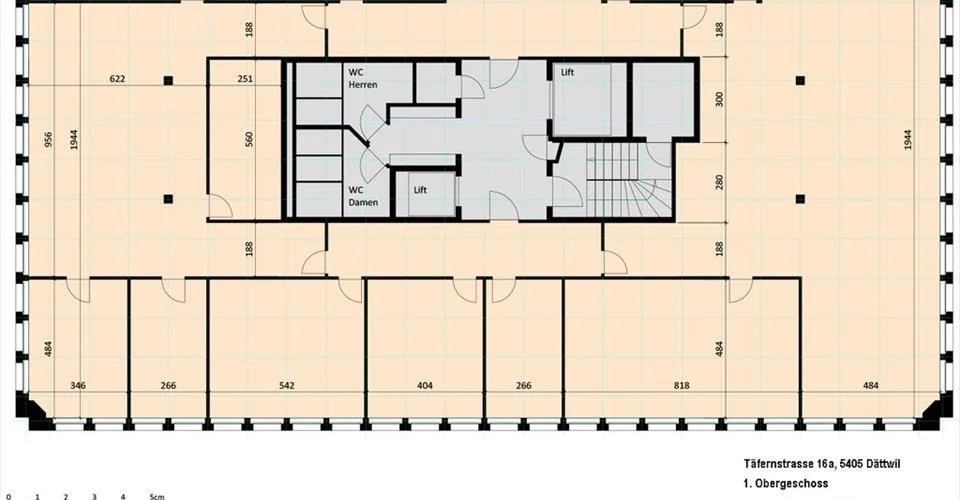 130 m2 - 1'100 m2 - Espace de bureaux dans la zone industrielle de Täfern