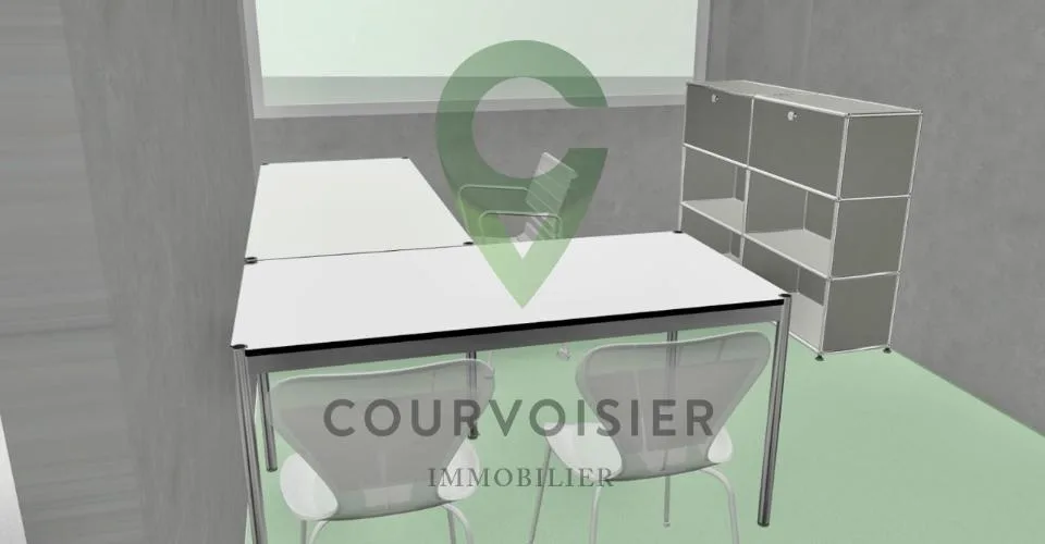 Bureau individuel meublé – Lumineux et calme