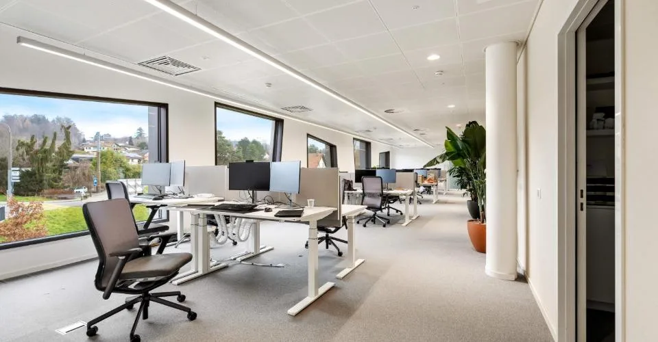 Bureaux aménagés à louer - Biopôle - divisible vue lac