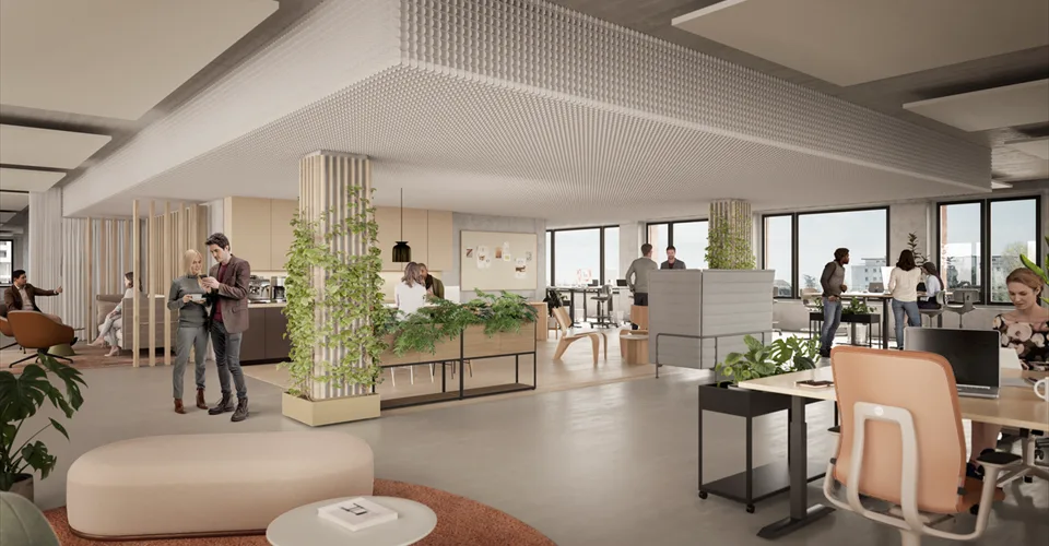Bureaux avec vue panoramique sur le lac !