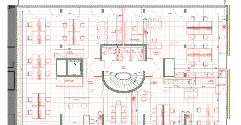 Opportunité exceptionnelle pour vos bureaux de 387 m2 divisibles 100-200 m2