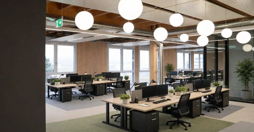 Bureau équipé « plug and play neuf » 310m2 dans SPARK à Gland