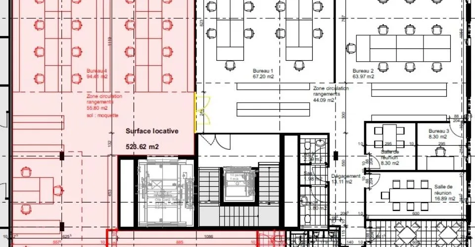 Surfaces de bureaux à louer au Mont-sur-Lausanne