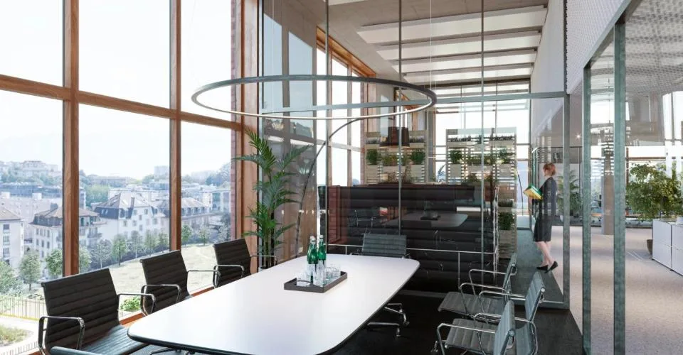 Surfaces de bureaux modernes de 270 à 1'900 m2