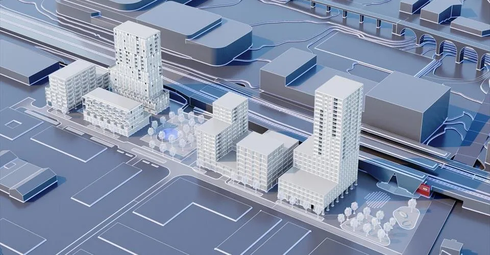 Bureaux dans le nouveau éco quartier de Central Malley