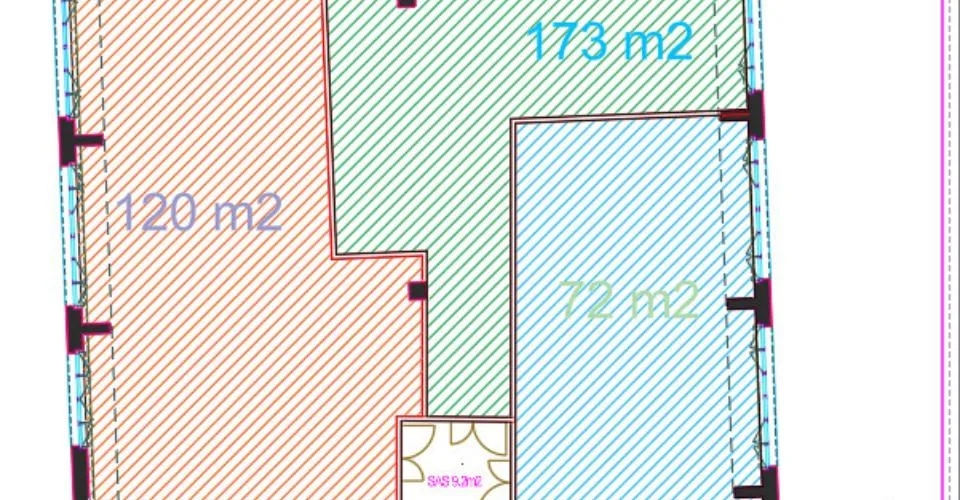Bureau-atelier 173 m2 - Proche autoroute et transport