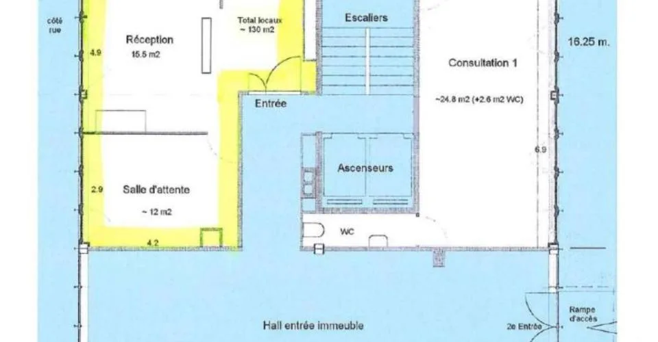 Deux surfaces de cabinet médical à louer - Champel